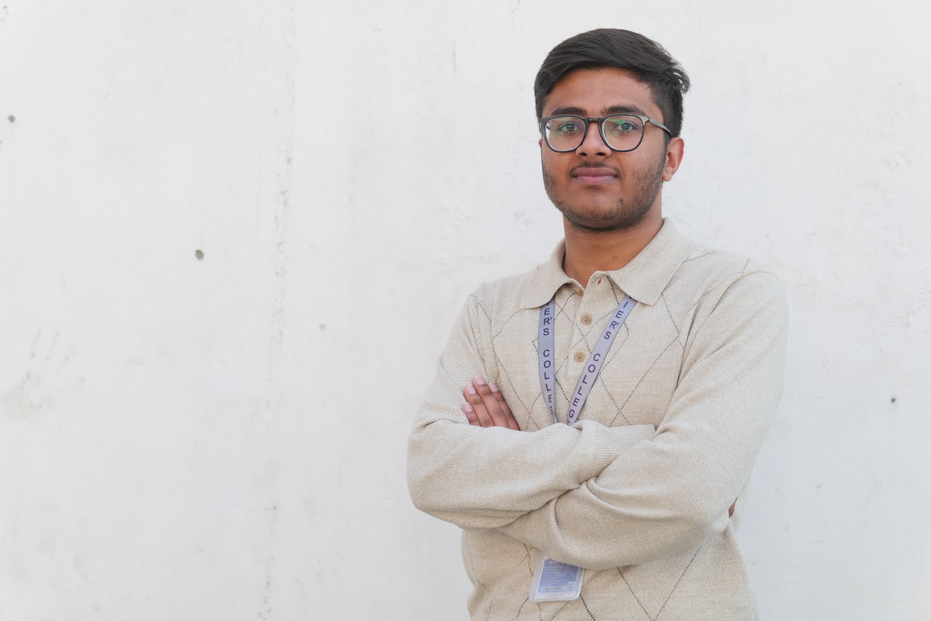 A portrait of Bardan Khatiwada