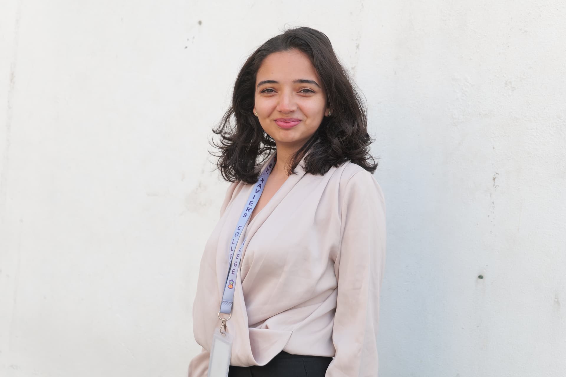 A portrait of Triza Kafle